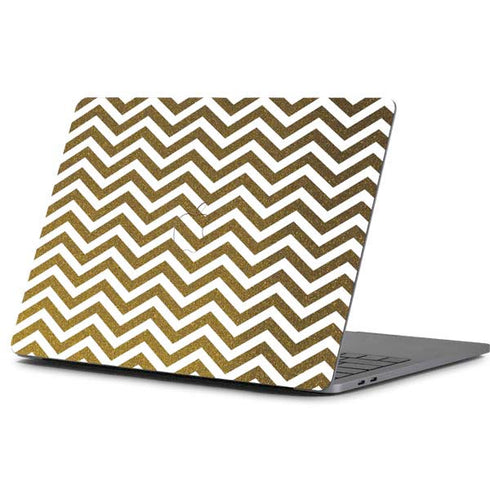 Gold Chevron Apple MacBook Pro 13-inch Skin