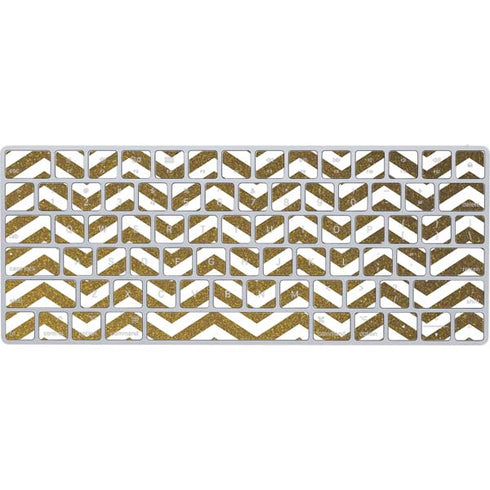 Gold Chevron Magic Keyboard Skin