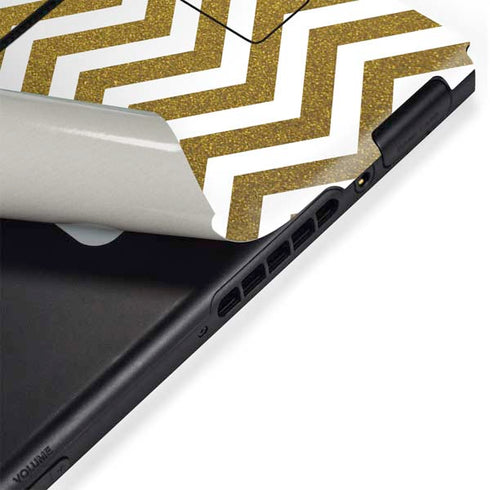 Gold Chevron Nintendo Switch Bundle Skin