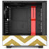 Gold Chevron NZXT H510 Compact ATX Mid-Tower Case Skin