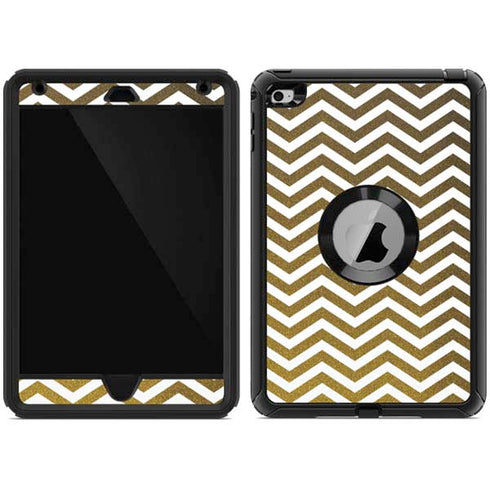 Gold Chevron Otterbox Defender iPad Skin