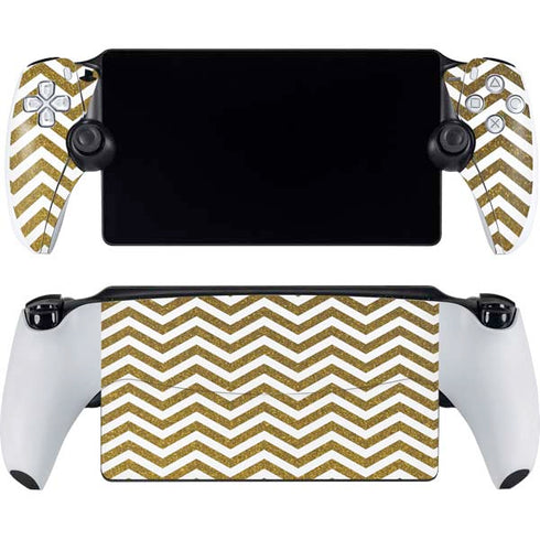 Gold Chevron PlayStation Portal Remote Player Skin