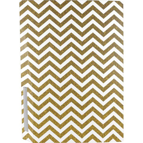 Gold Chevron PS5 Console Skin