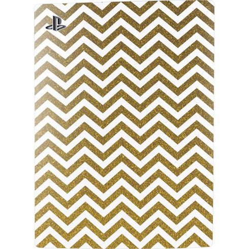 Gold Chevron PS5 Digital Edition Bundle Skin