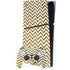 Gold Chevron PS5 Slim Digital Edition Console Skin