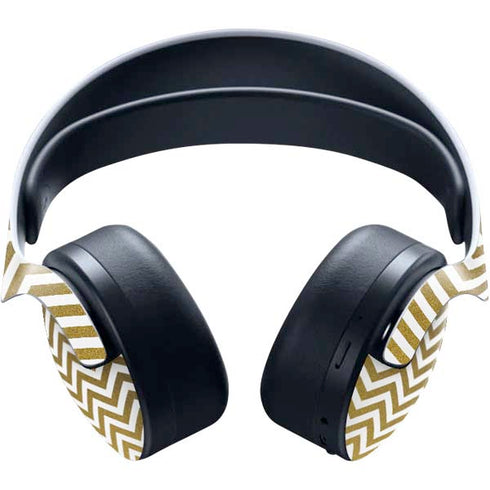 Gold Chevron PULSE 3D Wireless Headset for PS5 Skin