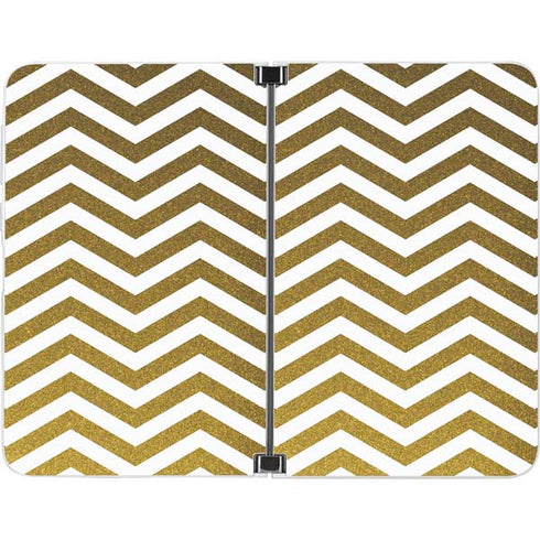 Gold Chevron Surface Duo Skin