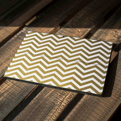 Gold Chevron Surface Pro 7 Skin