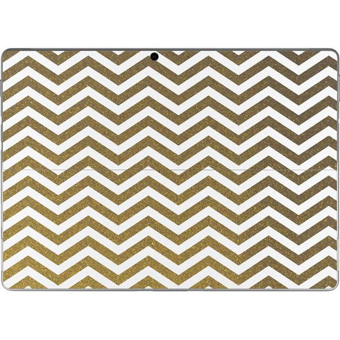 Gold Chevron Surface Pro 8 Skin