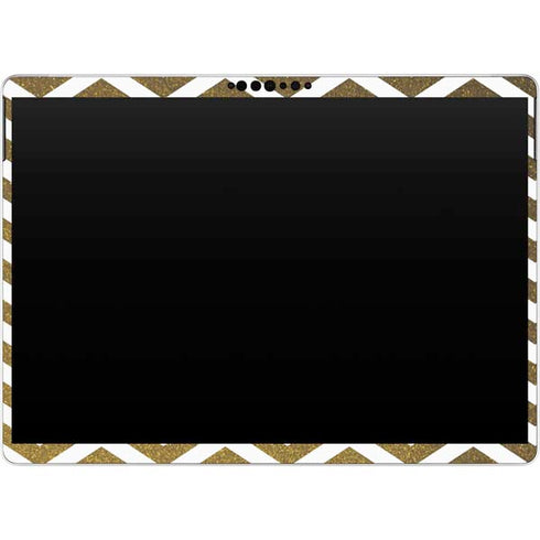 Gold Chevron Surface Pro 8 Skin
