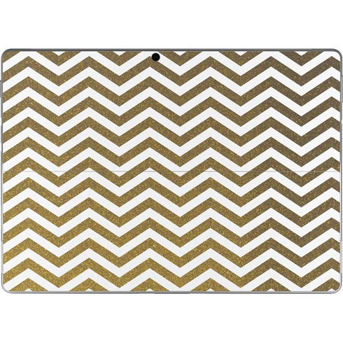 Gold Chevron Surface Pro 9 Skin