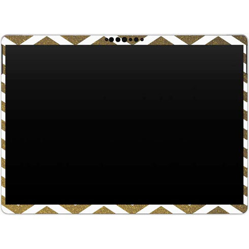 Gold Chevron Surface Pro 9 Skin