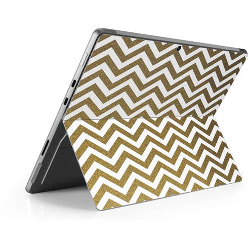 Gold Chevron Surface Pro 9 Skin