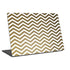 Gold Chevron Universal Laptop 12in (9.8 x 6.8in) Skin