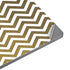 Gold Chevron Universal Laptop 12in (9.8 x 6.8in) Skin