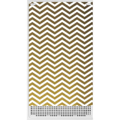 Gold Chevron Xbox Series S Bundle Skin