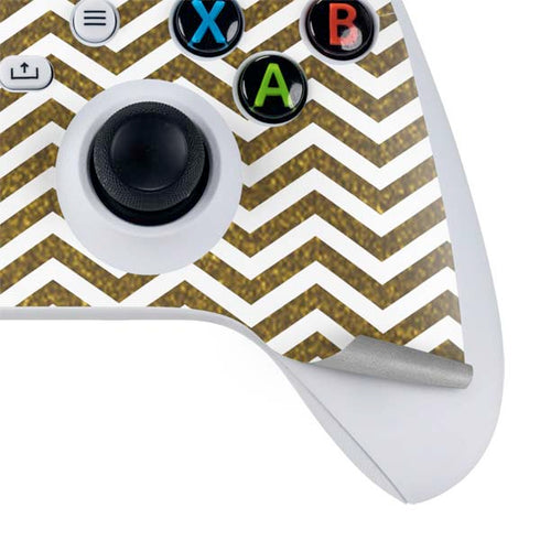 Gold Chevron Xbox Series S Bundle Skin