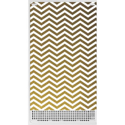 Gold Chevron Xbox Series S Console Skin