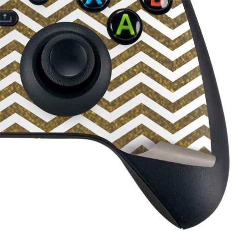 Gold Chevron Xbox Series X Controller Skin