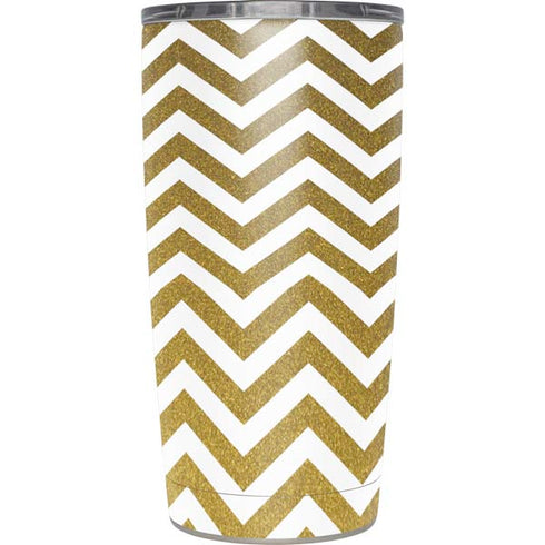 Gold Chevron Yeti 20oz Tumbler Skin