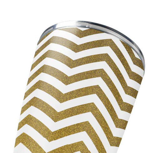 Gold Chevron Yeti 20oz Tumbler Skin