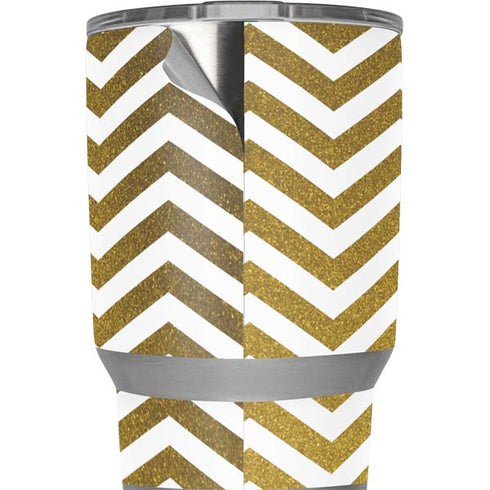Gold Chevron Yeti 20oz Tumbler Skin