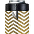 Gold Chevron Yeti Colster Can Insulator Skin