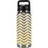 Gold Chevron YETI Rambler 26oz Bottle Skin