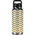 Gold Chevron YETI Rambler 36oz Bottle Skin