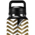Gold Chevron YETI Rambler 36oz Bottle Skin