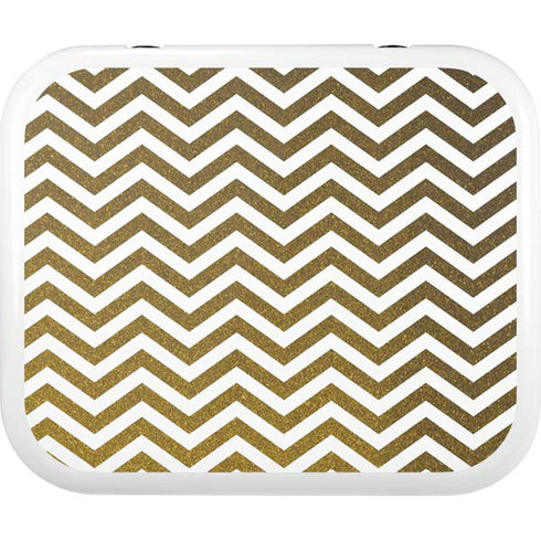 Gold Chevron YETI Roadie 24 Hard Cooler Skin