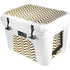 Gold Chevron YETI Tundra 35 Hard Cooler Skin
