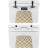 Gold Chevron YETI Tundra 35 Hard Cooler Skin