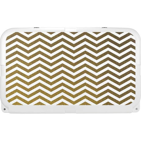 Gold Chevron YETI Tundra 45 Hard Cooler Skin