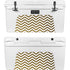 Gold Chevron YETI Tundra 65 Hard Cooler Skin