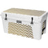 Gold Chevron YETI Tundra 75 Hard Cooler Skin