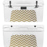 Gold Chevron YETI Tundra 75 Hard Cooler Skin