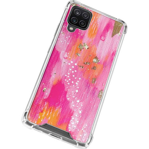 Etta Vee Gold Dust Galaxy A12 Clear Case