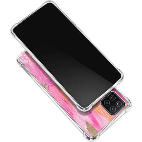 Etta Vee Gold Dust Galaxy A12 Clear Case