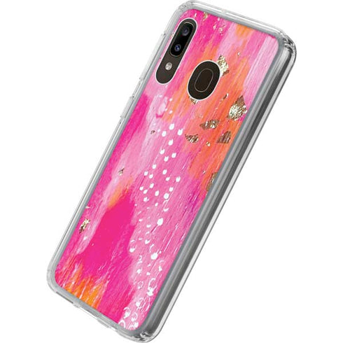 Etta Vee Gold Dust Galaxy A20 Clear Case