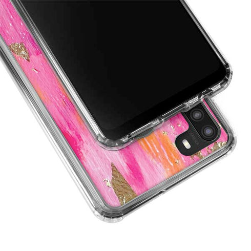 Etta Vee Gold Dust Galaxy A21 Clear Case