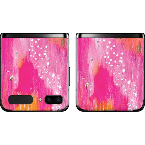 Etta Vee Gold Dust Galaxy Z Flip Skin