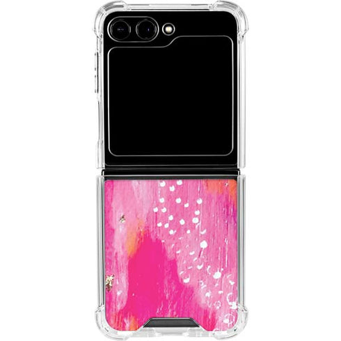 Gold Dust by Etta Vee Galaxy Z Flip5 5G Clear Case