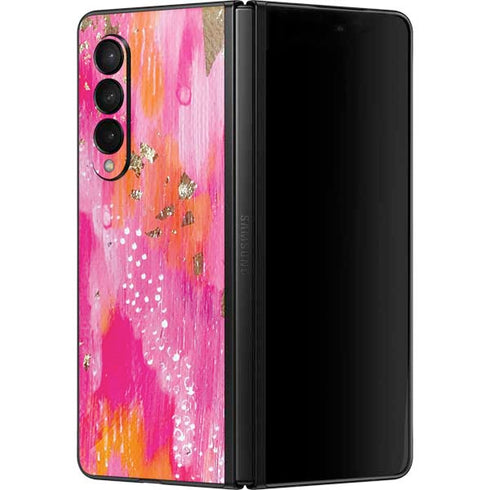 Etta Vee Gold Dust Galaxy Z Fold3 5G Skin