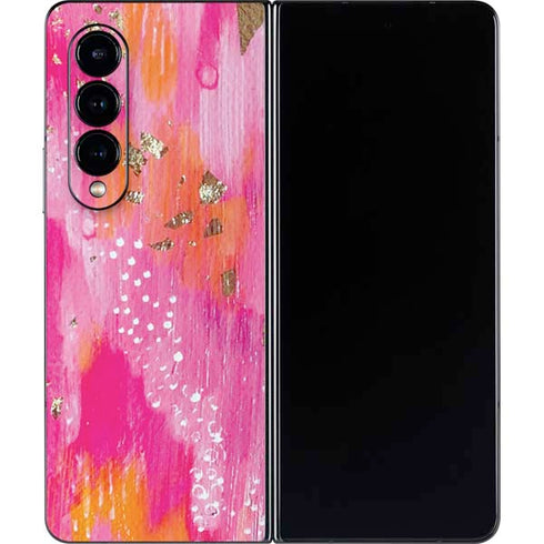 Etta Vee Gold Dust Galaxy Z Fold4 5G Skin