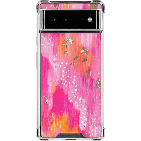 Etta Vee Gold Dust Google Pixel 6 Clear Case