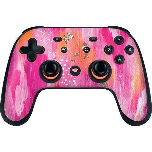 Etta Vee Gold Dust Google Stadia Controller Skin