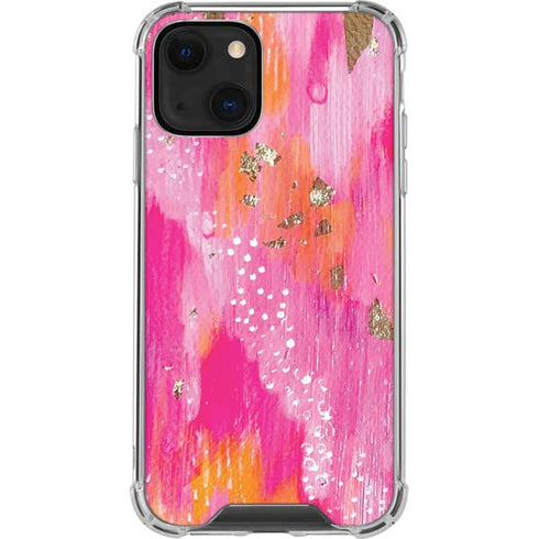 Gold Dust by Etta Vee iPhone 15 Plus Clear Case