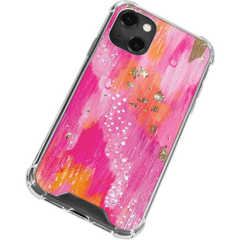 Gold Dust by Etta Vee iPhone 15 Plus Clear Case