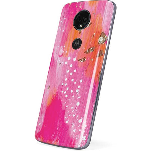 Etta Vee Gold Dust Moto E5 Plus Skin